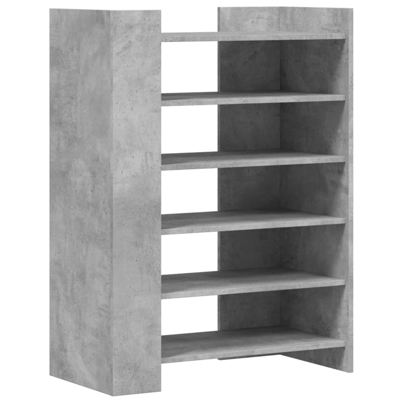 Load image into Gallery viewer, Vidaxl schoenenkast 74,5x37,5x100 cm bewerkt hout betongrijs