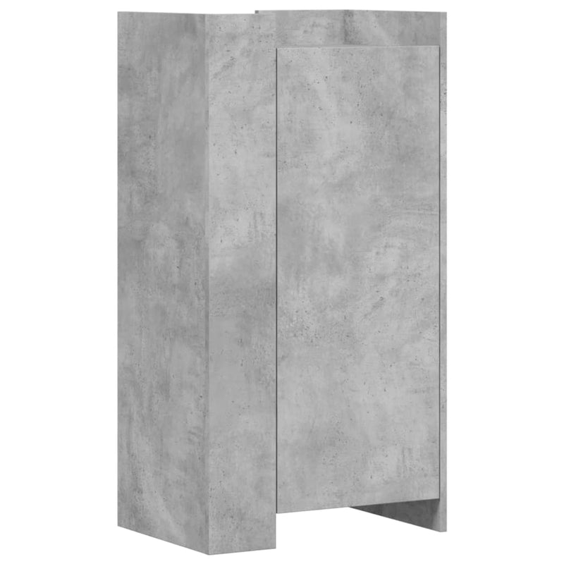 Load image into Gallery viewer, Vidaxl schoenenkast 52x37,5x100 cm bewerkt hout betongrijs