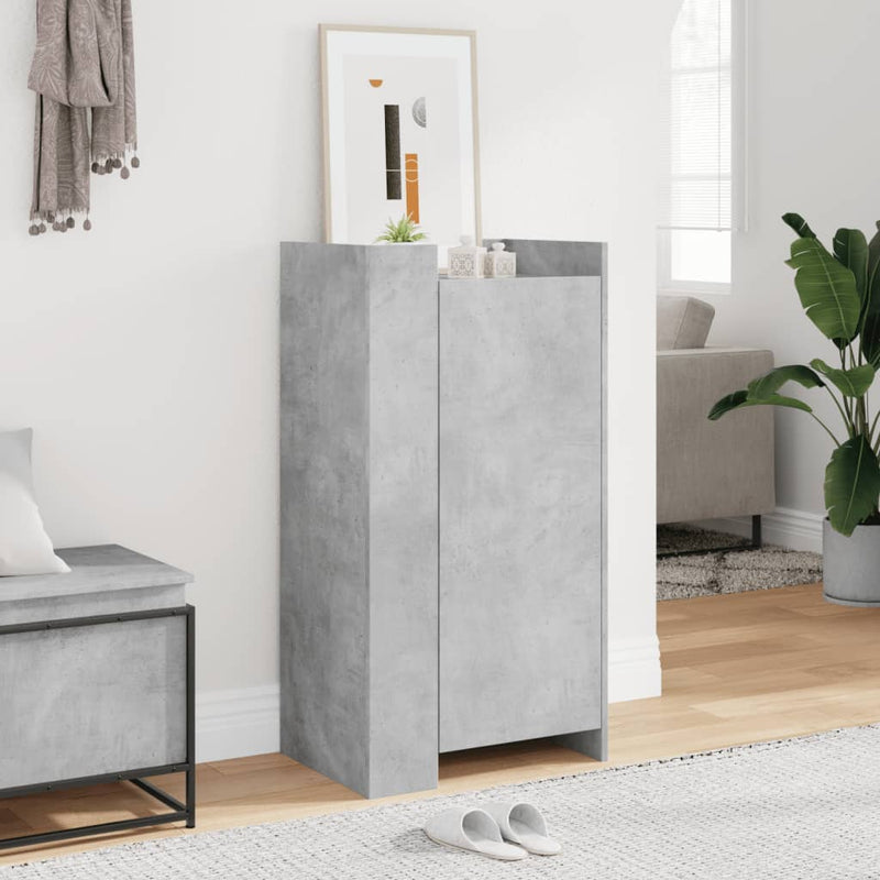 Load image into Gallery viewer, Vidaxl schoenenkast 52x37,5x100 cm bewerkt hout betongrijs