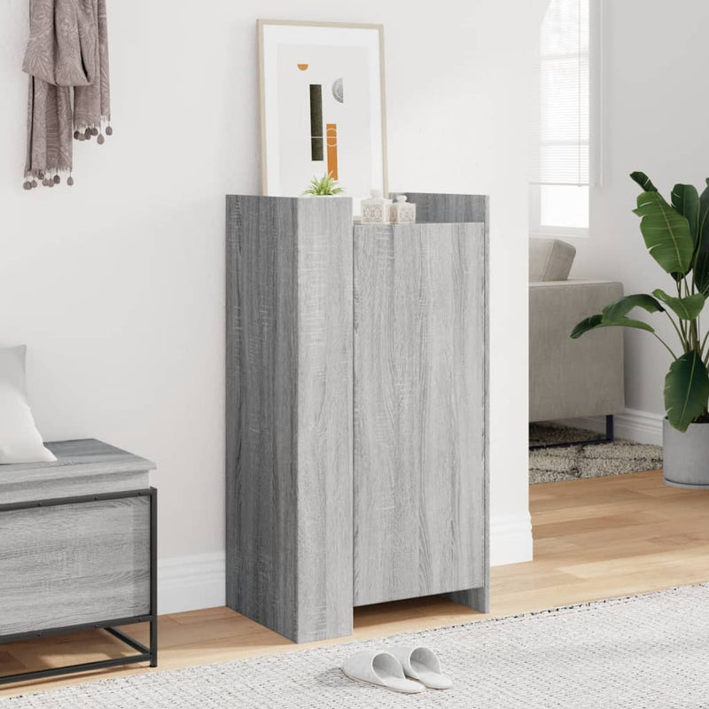 Load image into Gallery viewer, Vidaxl schoenenkast 52x37,5x100 cm bewerkt hout grijs sonoma eiken