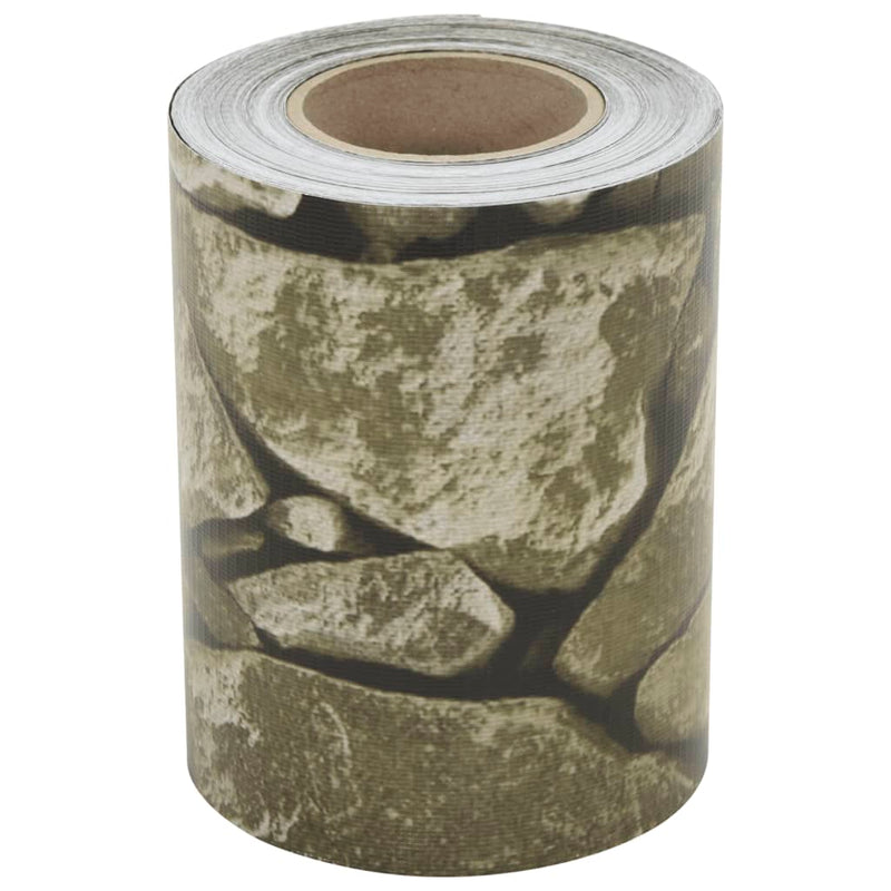 Load image into Gallery viewer, VidaXL Tuinscherm 2 st steenpatroon 35x0,19 m PVC grijs