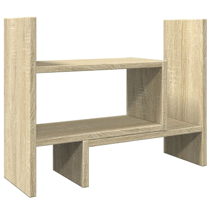 Load image into Gallery viewer, Vidaxl bureau organiser 38,5x17x39 cm bewerkt hout sonoma eikenkleurig