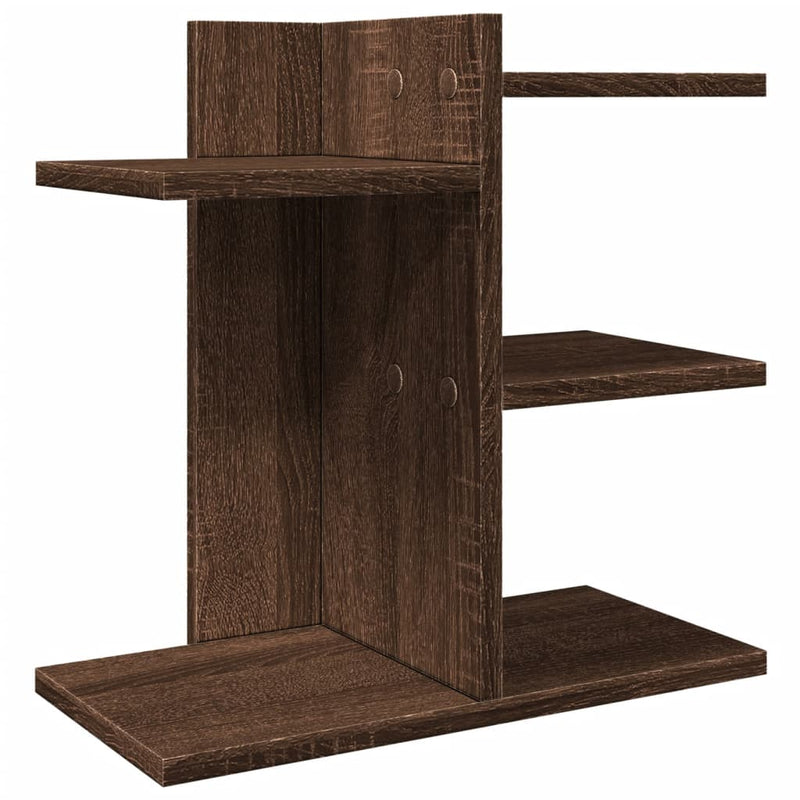 Load image into Gallery viewer, Vidaxl bureau organiser 42x21,5x42 cm bewerkt hout bruin eikenkleurig