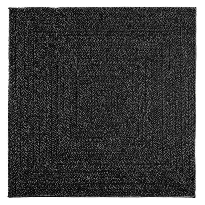 Load image into Gallery viewer, Vidaxl vloerkleed zizur binnen en buiten 120x120cm jute look antraciet