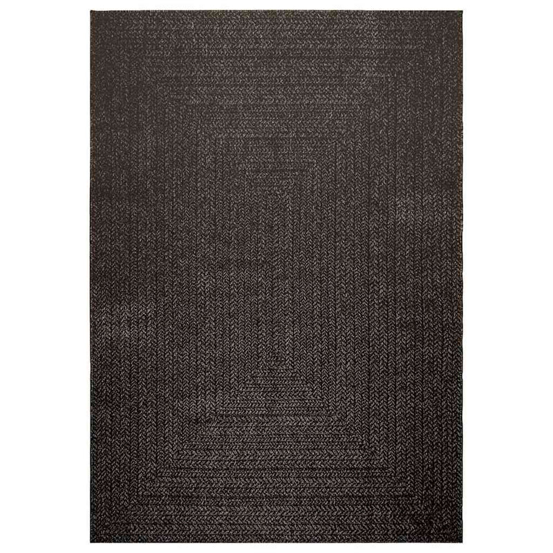 Load image into Gallery viewer, Vidaxl vloerkleed zizur binnen en buiten 160x230cm jute look antraciet