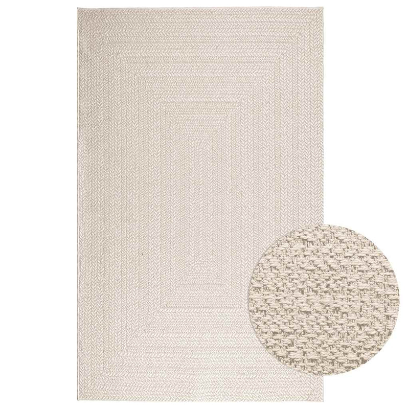 Load image into Gallery viewer, Vidaxl vloerkleed zizur room binnen en buiten 160x230 cm jute look