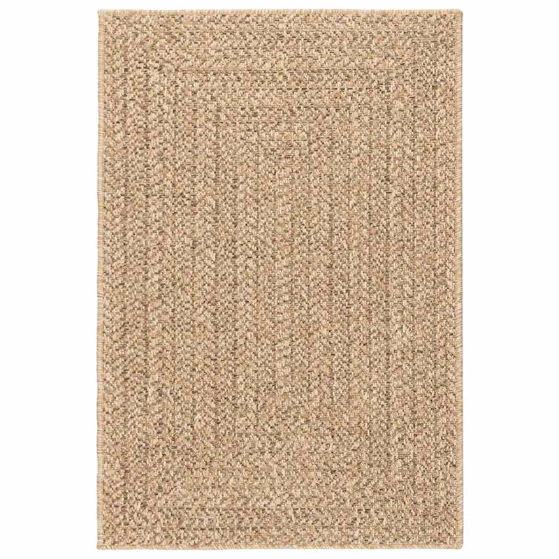 Load image into Gallery viewer, Vidaxl vloerkleed zizur beige binnen en buiten 100x200 cm jute look