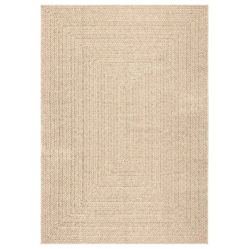 Load image into Gallery viewer, Vidaxl vloerkleed zizur beige binnen en buiten 200x290 cm jute look