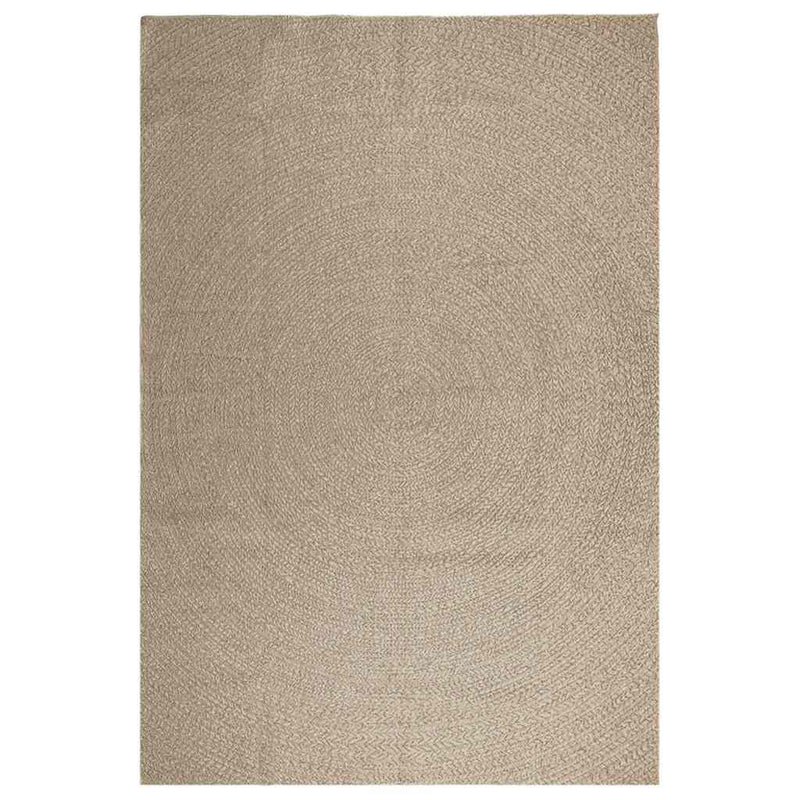 Load image into Gallery viewer, Vidaxl vloerkleed zizur beige binnen en buiten 240x340 cm jute look