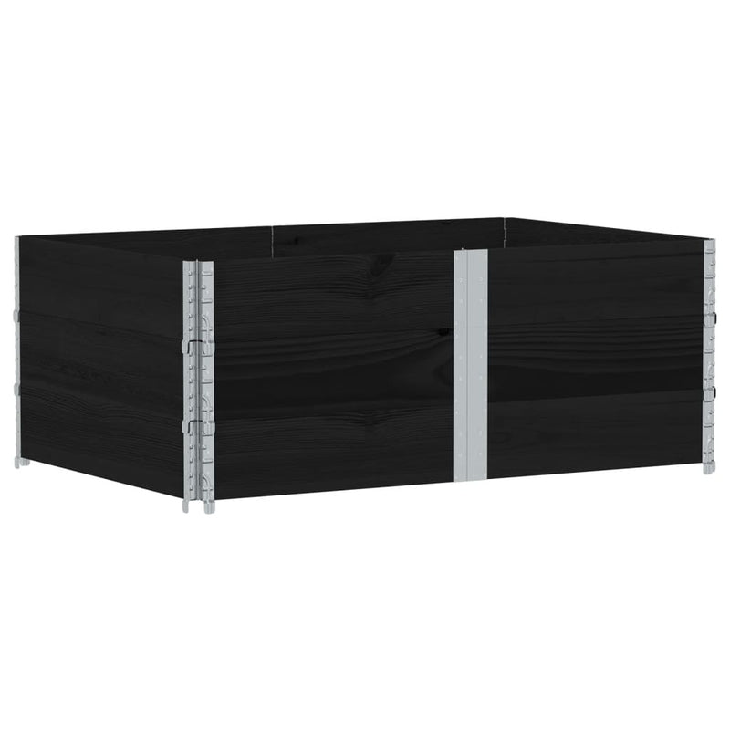 Load image into Gallery viewer, VidaXL Plantenbak 150x100 cm massief grenenhout zwart