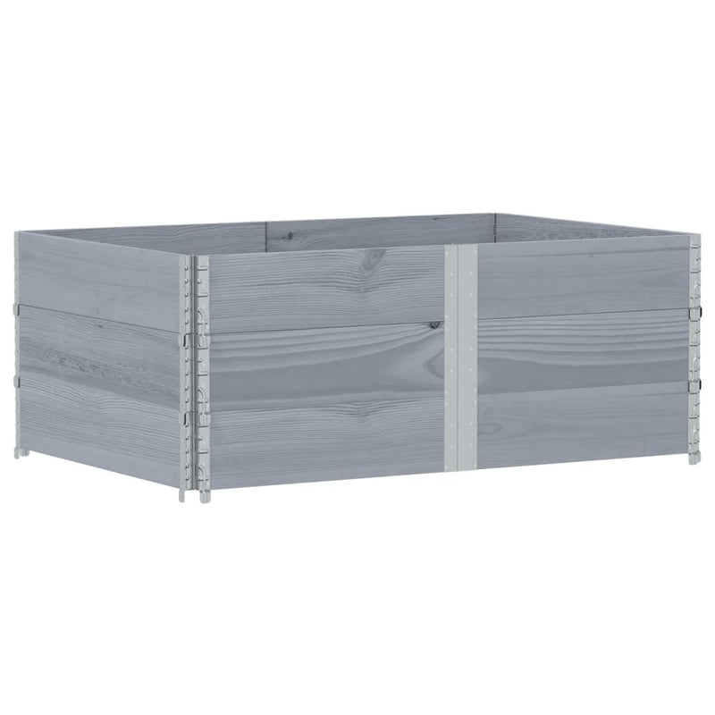 Load image into Gallery viewer, VidaXL Plantenbak 150x100 cm massief grenenhout grijs