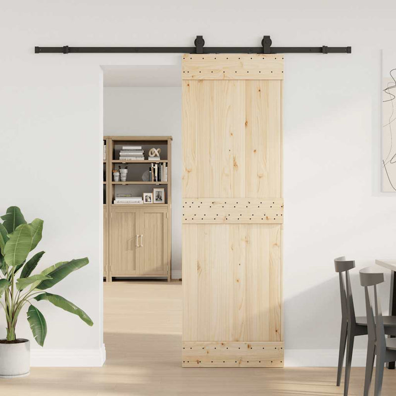 Load image into Gallery viewer, Vidaxl doos met onderdelen voor schuifdeur 213 cm staal zwart