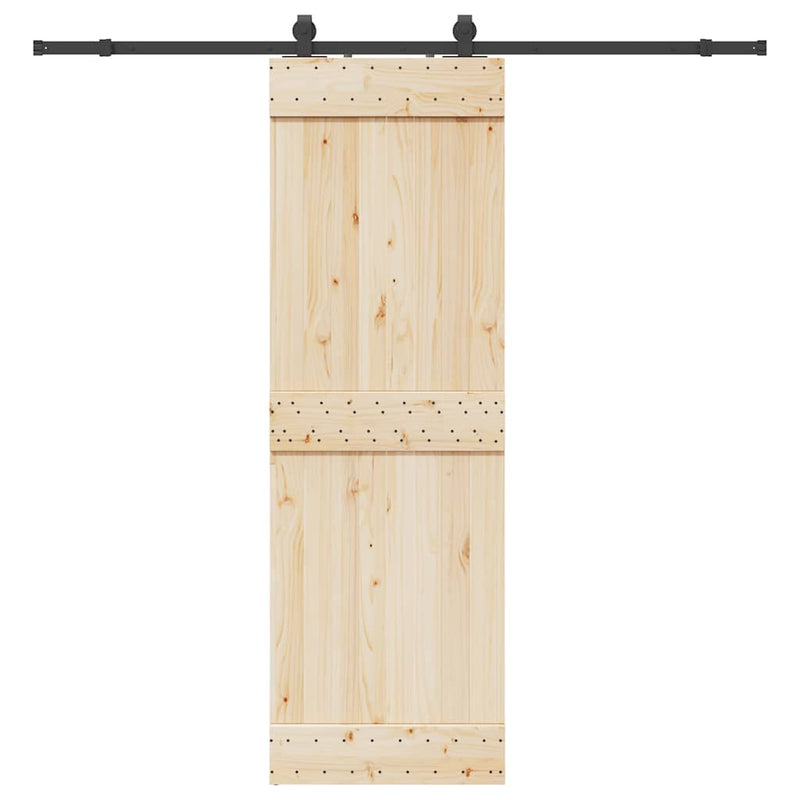 Load image into Gallery viewer, Vidaxl doos met onderdelen voor schuifdeur 213 cm staal zwart
