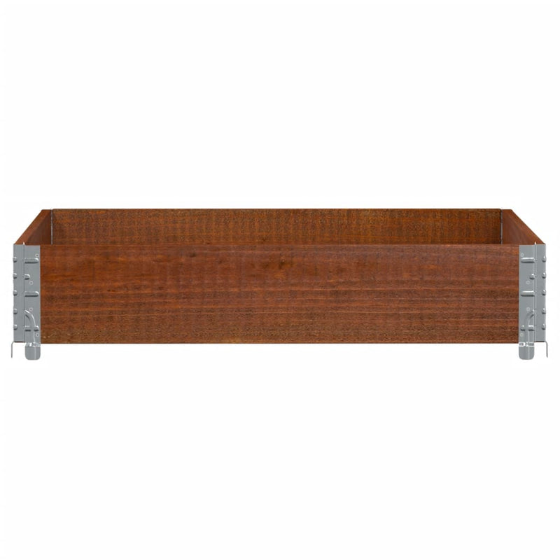 Load image into Gallery viewer, Vidaxl palletopzetrand 100x100 cm massief grenenhout bruin