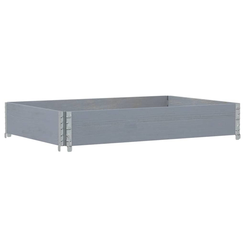 Load image into Gallery viewer, Vidaxl plantenbak 120x80 cm massief grenenhout grijs