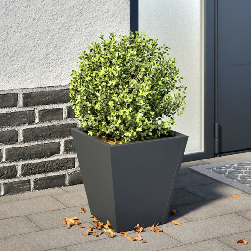 Load image into Gallery viewer, Vidaxl plantenbak 30x30x30 cm staal antracietkleurig