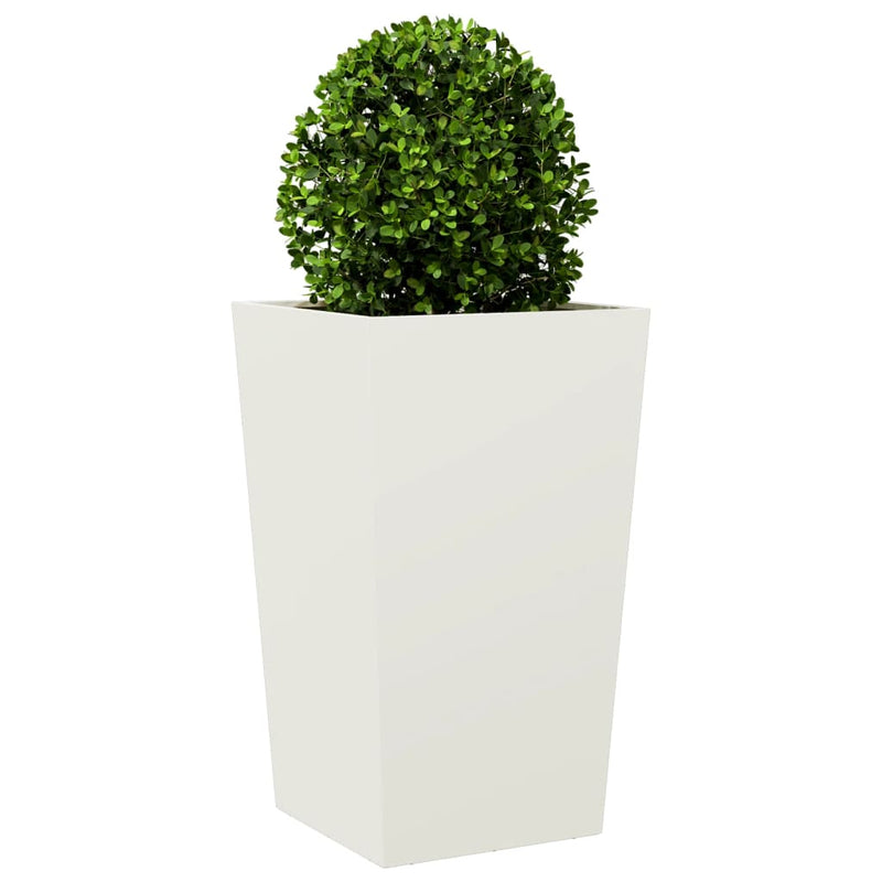 Load image into Gallery viewer, Vidaxl plantenbak 45x45x75 cm staal wit
