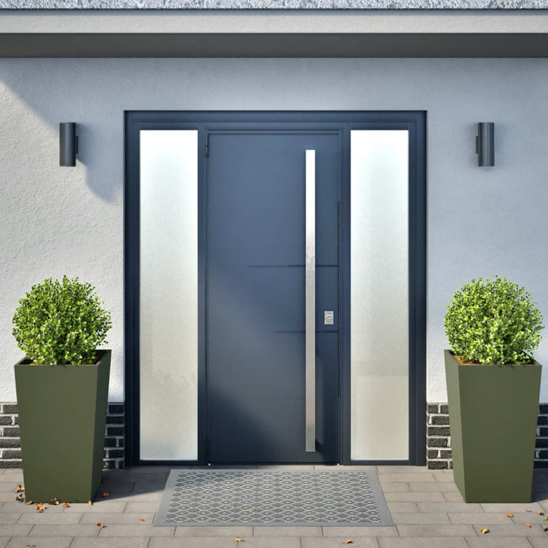 Load image into Gallery viewer, Vidaxl plantenbakken 2 st 45x45x75 cm staal olijfgroen