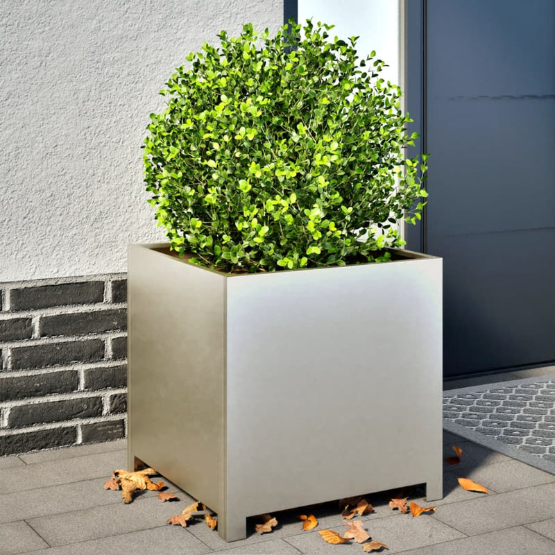 Load image into Gallery viewer, Vidaxl plantenbak 50x50x50 cm roestvrij staal