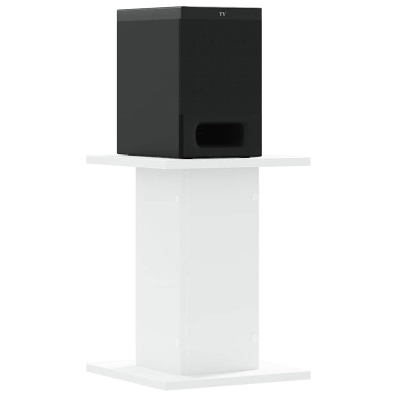 Load image into Gallery viewer, Vidaxl speakerstandaards 2 st 30x30x40 cm bewerkt hout wit