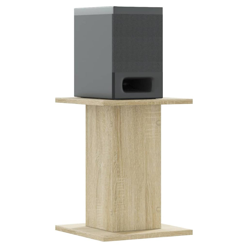 Load image into Gallery viewer, VidaXL Speakerstandaards 2 st 30x30x40 cm bewerkt hout sonoma eiken