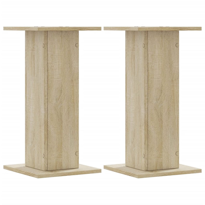 Load image into Gallery viewer, Vidaxl speakerstandaards 2 st 30x30x60 cm bewerkt hout sonoma eiken