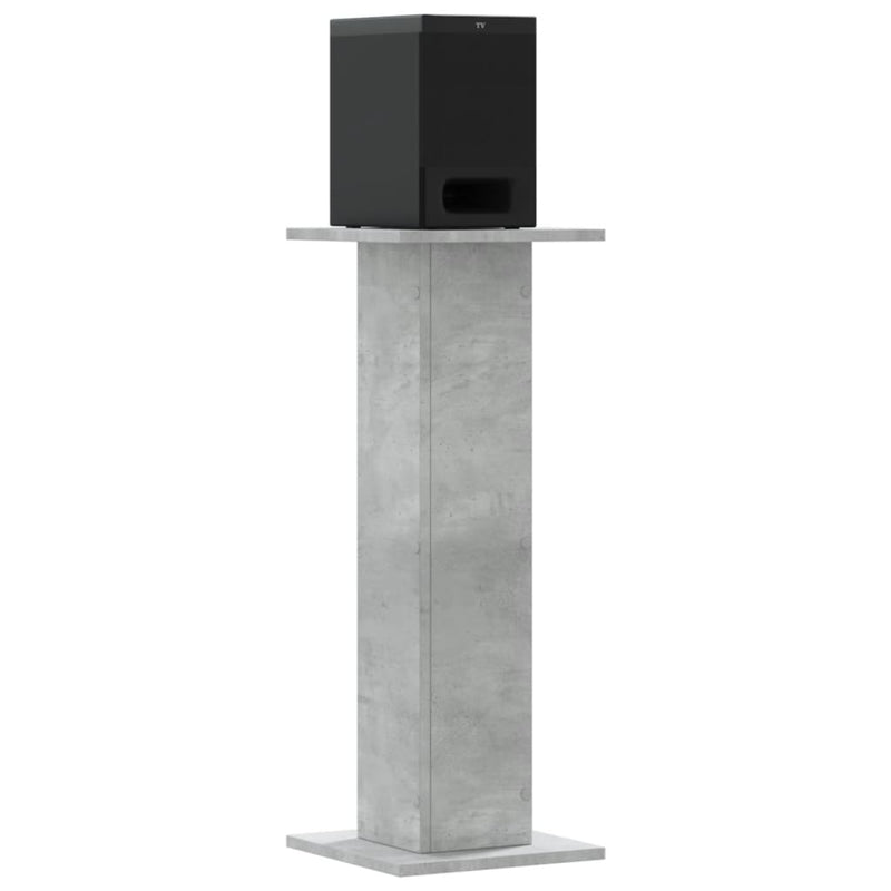 Load image into Gallery viewer, Vidaxl speakerstandaards 2 st 30x30x80 cm bewerkt hout betongrijs