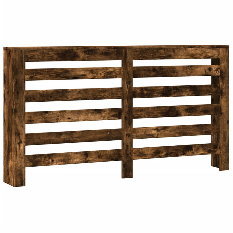 Load image into Gallery viewer, Vidaxl radiatorombouw 149x20x82 cm bewerkt hout gerookt eikenkleurig