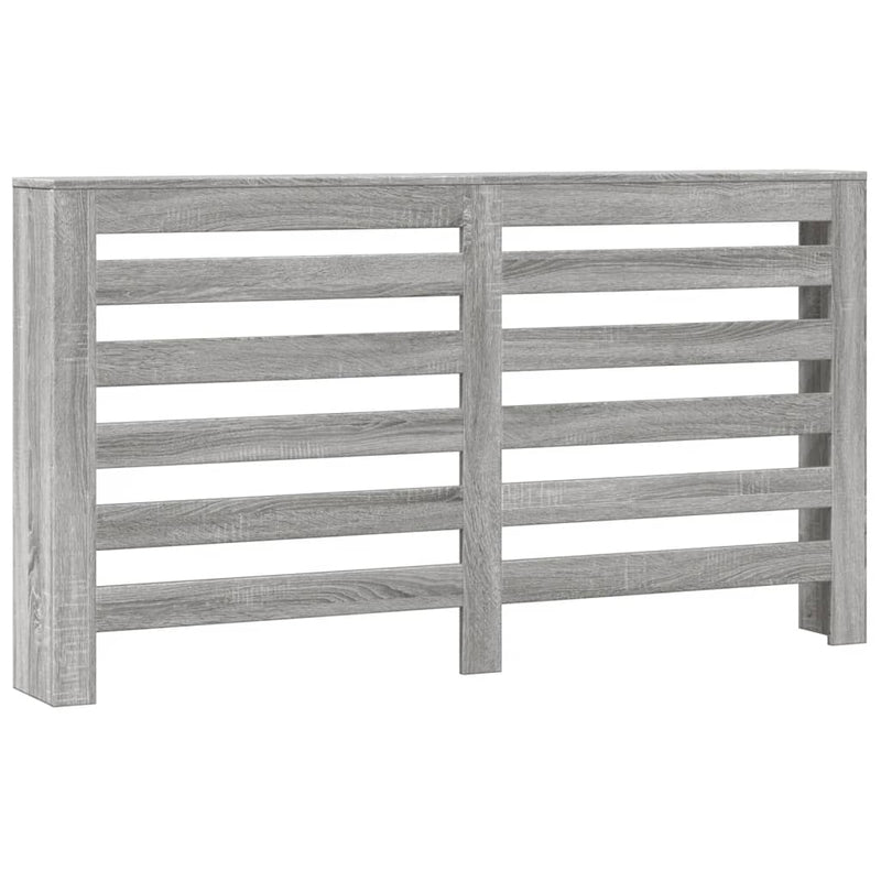 Load image into Gallery viewer, Vidaxl radiatorombouw 149x20x82 cm bewerkt hout grijs sonoma eiken
