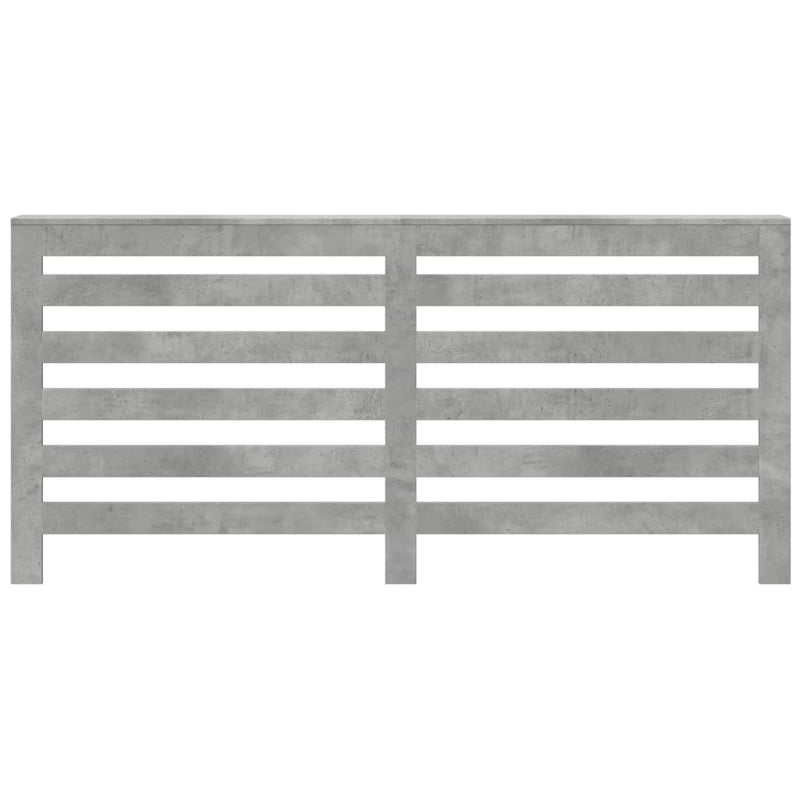 Load image into Gallery viewer, Vidaxl radiatorombouw 175x20x82 cm bewerkt hout betongrijs
