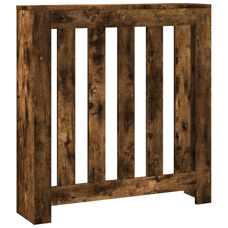Load image into Gallery viewer, Vidaxl radiatorombouw 78x20x82 cm bewerkt hout gerookt eikenkleurig