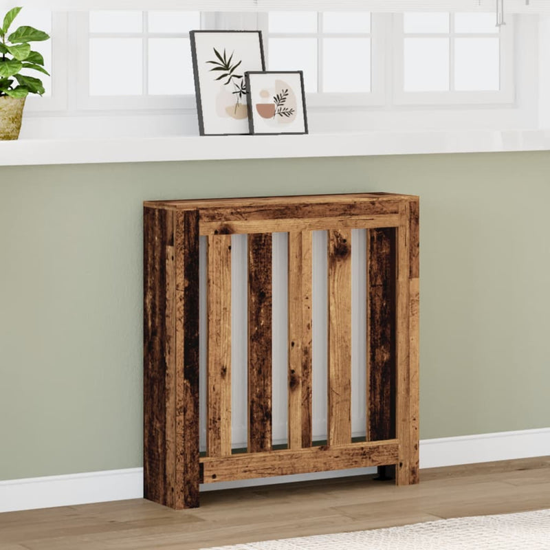 Load image into Gallery viewer, Vidaxl radiatorombouw 78x20x82 cm bewerkt hout oud hout