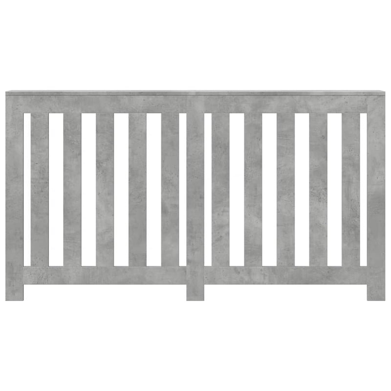 Load image into Gallery viewer, Vidaxl radiatorombouw 149x20x82 cm bewerkt hout betongrijs
