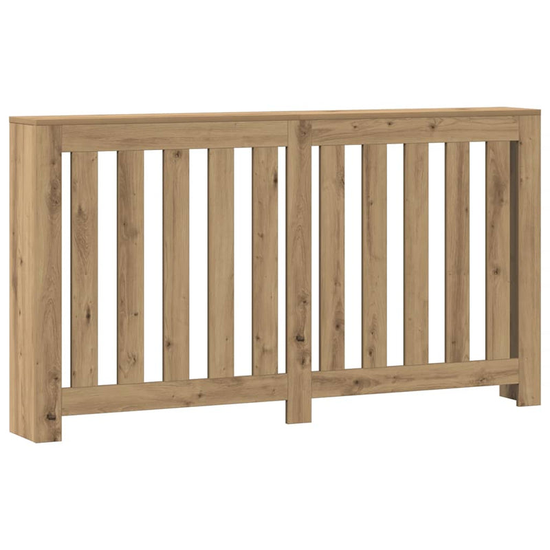 Load image into Gallery viewer, Vidaxl radiatorombouw 149x20x82 cm bewerkt hout artisanaal eikenkleur