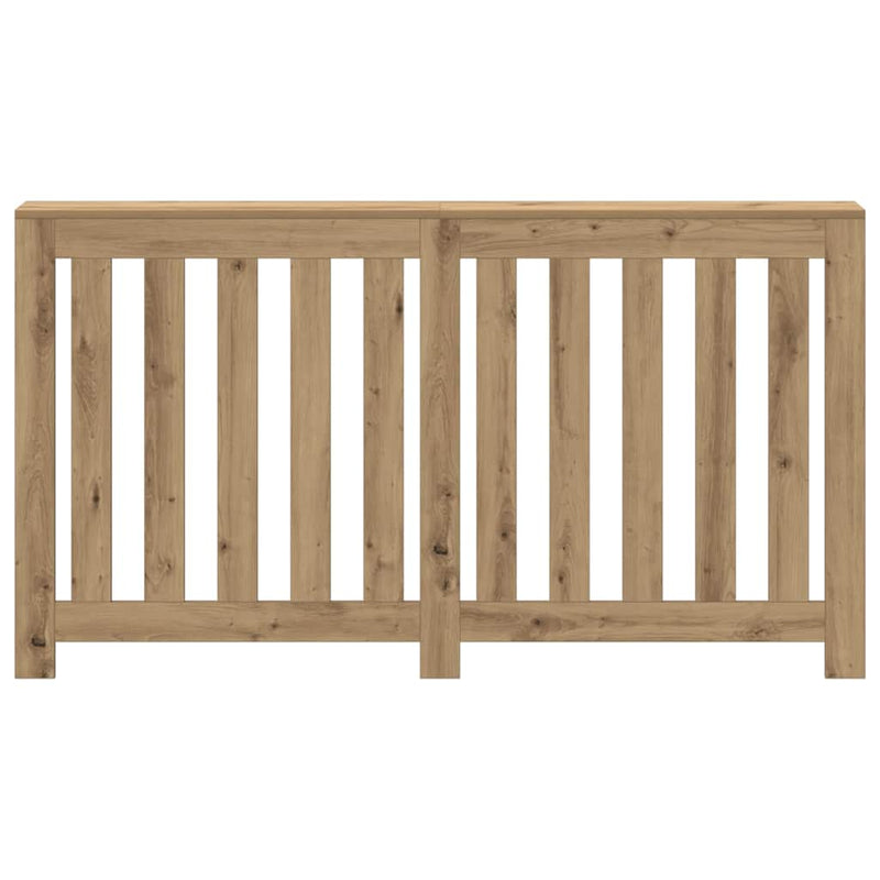 Load image into Gallery viewer, Vidaxl radiatorombouw 149x20x82 cm bewerkt hout artisanaal eikenkleur