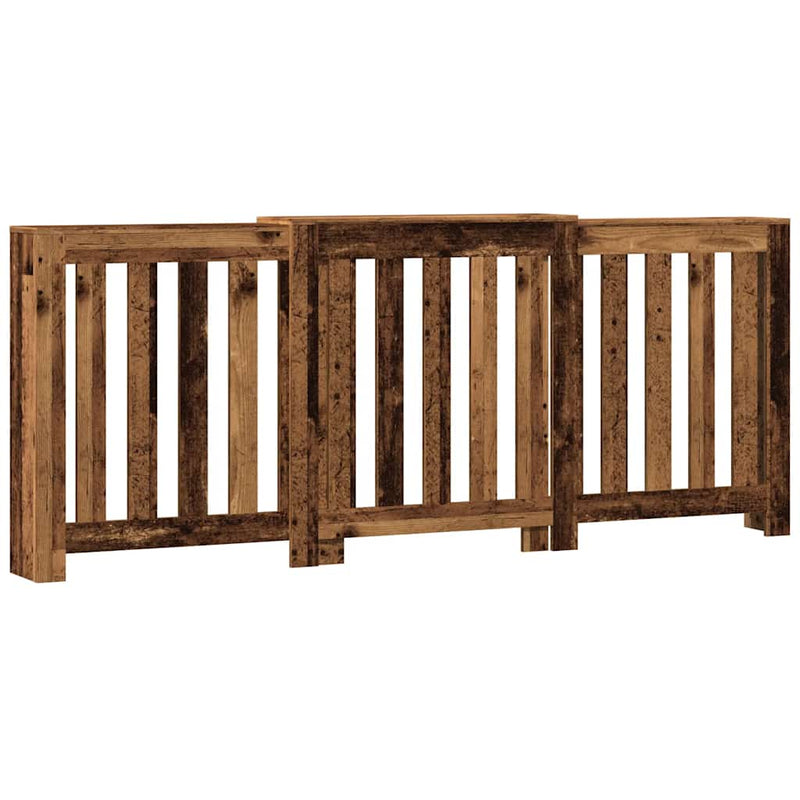 Load image into Gallery viewer, Vidaxl radiatorombouw 205x21,5x83,5 cm bewerkt hout oud hout