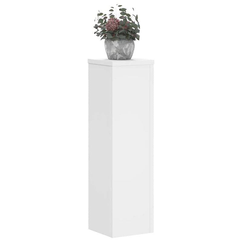 Load image into Gallery viewer, Vidaxl plantenstandaards 2 st 17x17x60 cm bewerkt hout wit