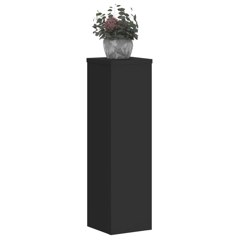 Load image into Gallery viewer, Vidaxl plantenstandaards 2 st 17x17x60 cm bewerkt hout zwart
