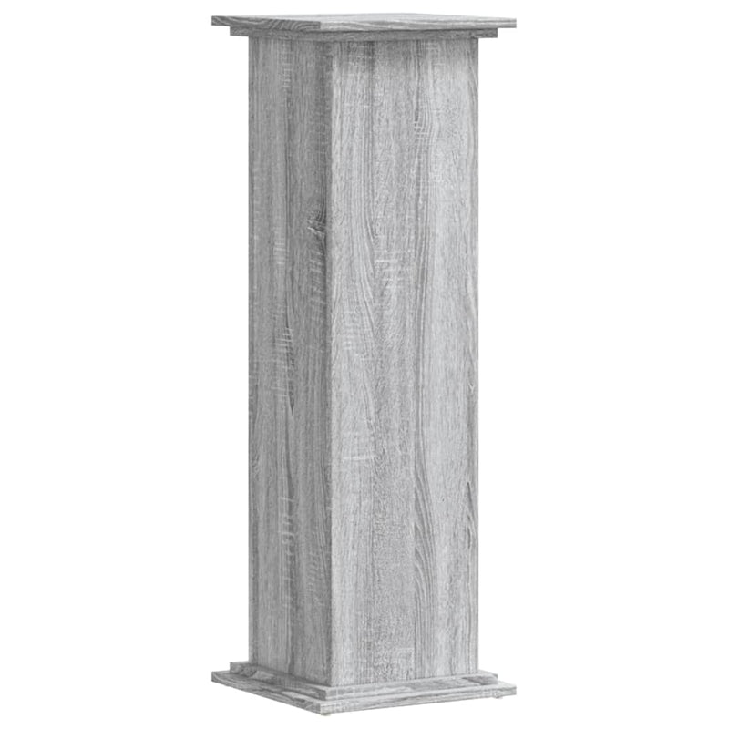 Load image into Gallery viewer, Vidaxl plantenstandaard 33x33x100 cm bewerkt hout grijs sonoma eiken
