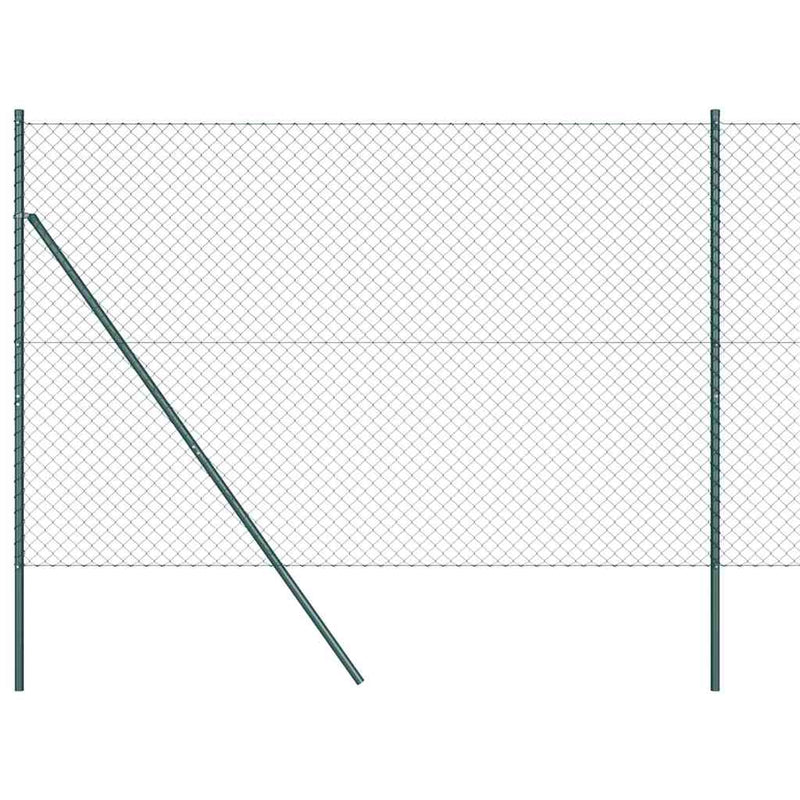 Load image into Gallery viewer, Vidaxl afrasteringspaal groen 10 x 1,6 m (40 x 40 mm gaas)
