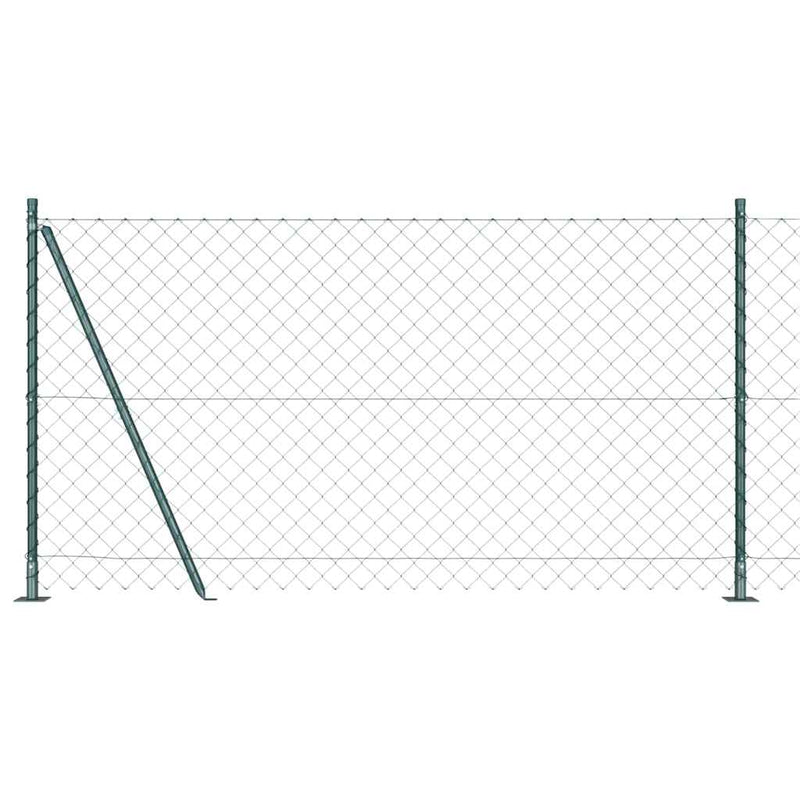 Load image into Gallery viewer, Vidaxl afrasteringspaal groen 10 x 1,2 m (60 x 60 mm gaas)
