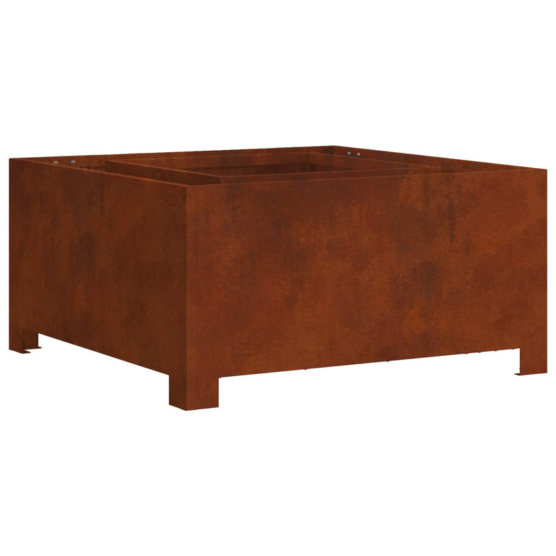 Load image into Gallery viewer, Vidaxl vuurkorf bruin 60 x 60 x 30 cm cortenstaal