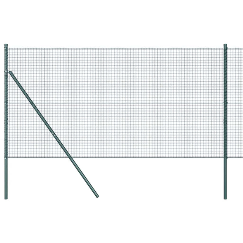 Load image into Gallery viewer, Vidaxl afrasteringspaal groen 10 x 1,4 m (16 x 16 mm gaas)