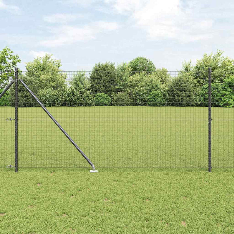 Load image into Gallery viewer, Vidaxl afrasteringspaal grijs 10 x 1,2 m (19 x 19 mm gaas)
