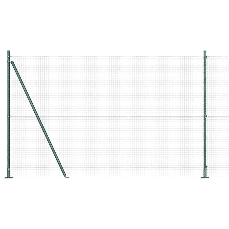 Load image into Gallery viewer, Vidaxl afrasteringspaal groen 10 x 1,6 m (25 x 25 mm gaas)