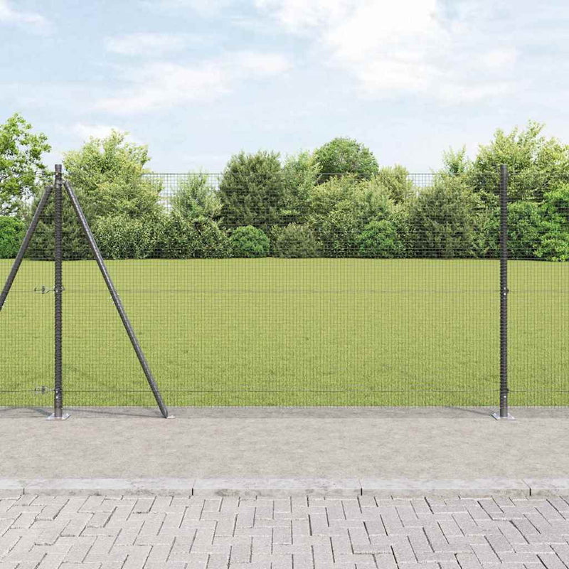 Load image into Gallery viewer, Vidaxl afrasteringspaal grijs 10 x 1,2 m (16 x 16 mm gaas)