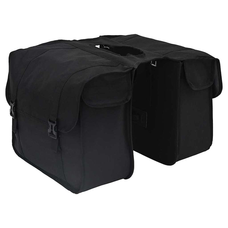 Load image into Gallery viewer, Vidaxl fietstas zwart 40 x 18.5 x 35 cm polyester