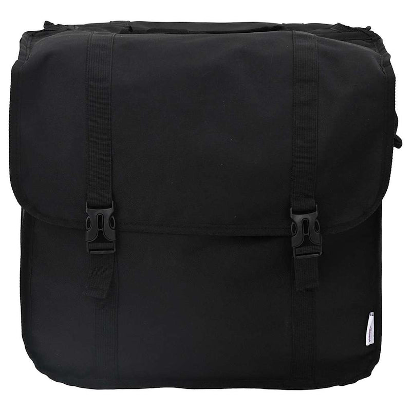 Load image into Gallery viewer, Vidaxl fietstas zwart 40 x 18.5 x 35 cm polyester