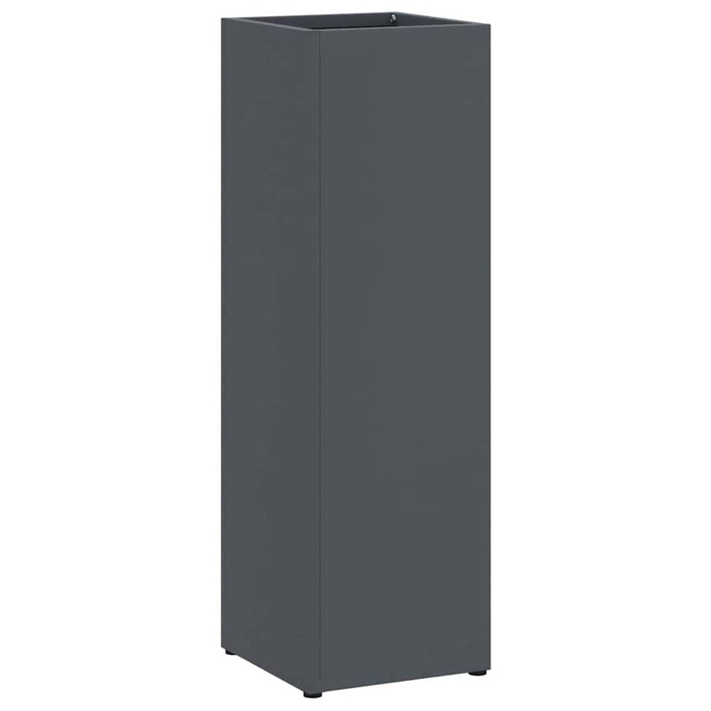 Load image into Gallery viewer, Vidaxl paraplu standaard antraciet 15,5 x 15,5 x 49 cm metaal