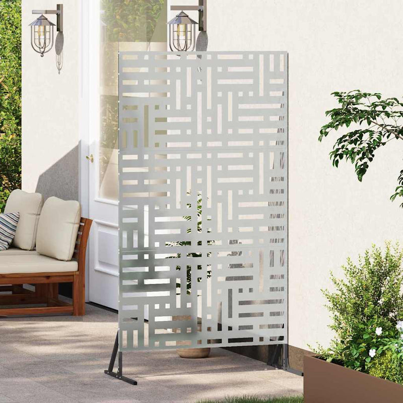 Load image into Gallery viewer, Vidaxl privacyscherm grijs 100 x 50 x 180 cm staal